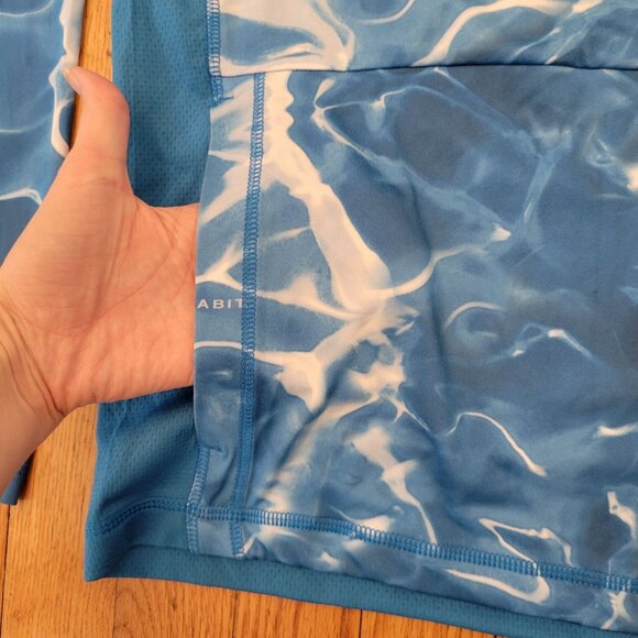 Habit Solar Factor Hoodie S Blue Wave Outdoors 40+ UVF Protection Performance - Picture 5 of 8